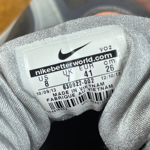 Nike Men’s Lunar 180 Trainers SC Cool Wolf Grey Atomic Orange 630922-002 Sz US 8 main image 7